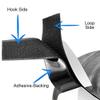 SAI PRASEEDA Adhesive Hook 10MTS_Adhesive Loop 10MTS with Easy Removal Sticker 20mm_ 10 MTS or 33 Feets Black Color with Industrial Cutter_Measuring Tape SP2 view 3