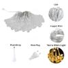 fizzytech 4M 20 LED Waterdroop String Lights  Waterproof Copper Wire Warm White Decorative Lights for Home, Diwali, Party, Christmas, Wedding & DIY Decoration view 3
