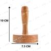 PTR Wooden Paratha Presser, Roti Fluffer, Seker, Masher - Perfect Kitchen Tool for Making Delicious Parathas and Mashing Pav bhaji and Vegetable - (Set of 1) view 2