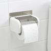 PRAMUKH STORE Self Adhesive Glass and Metal Bathroom Toilet Tissue Paper Roll Holder Dispenser view 1