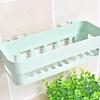JOFIX Plastic Inter Design Shower Corner Caddy Basket Shelf Rack with Wall Mounted Suction Cup for Bathroom Kitchen (17 X 17 X 16 cm, Assorted Colour) (Pack of 2) view 1