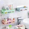 JOFIX Plastic Inter Design Shower Corner Caddy Basket Shelf Rack with Wall Mounted Suction Cup for Bathroom Kitchen (17 X 17 X 16 cm, Assorted Colour) (Pack of 2) view 2