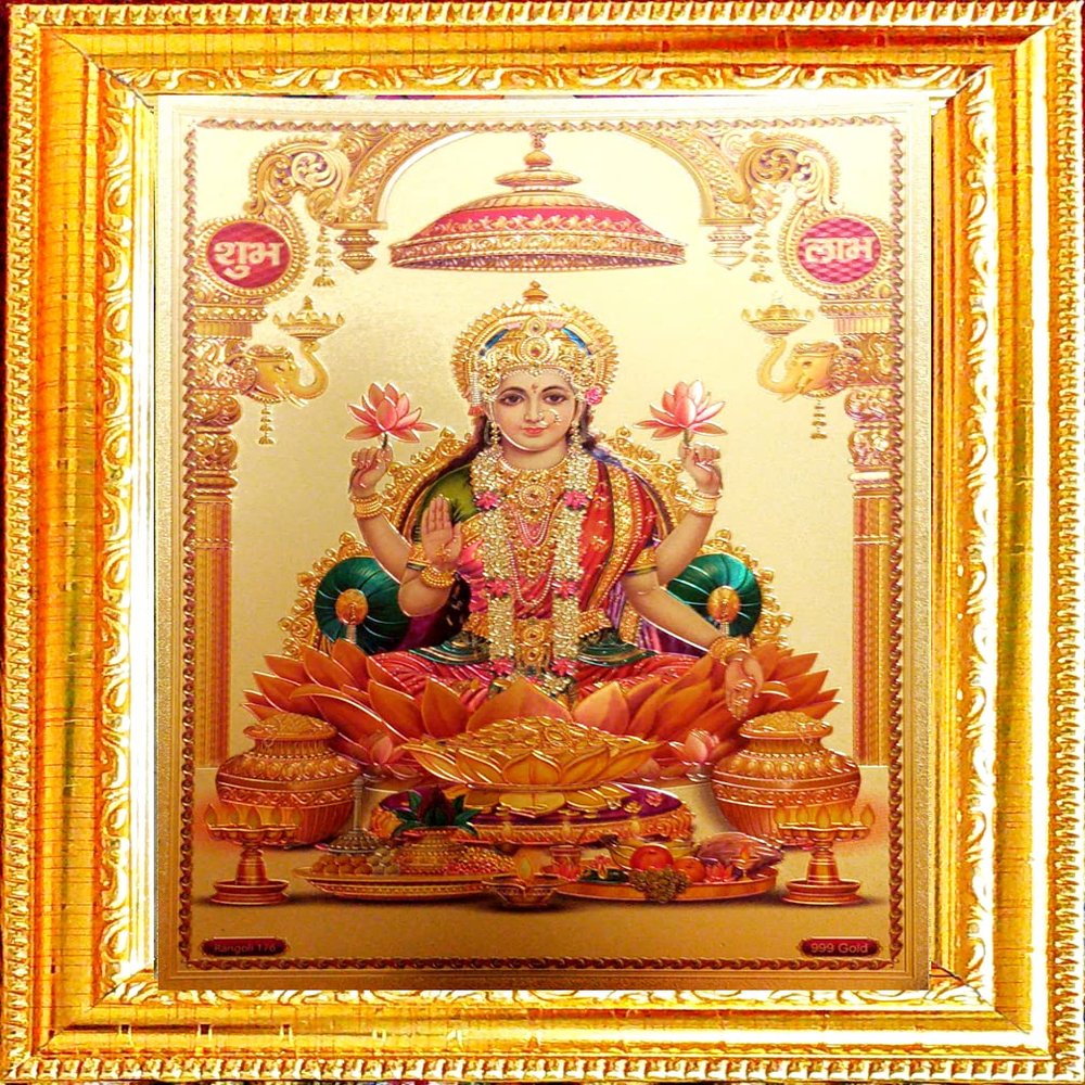 Suninow Laxmi ji Photo Frame | god Photo Frame Religious Frame