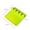 fastel Spoon Rests Silicone Spoon Spatula Holder Rack Heat Resistant Spatula Holder Spatula Pad 4 Holes Kitchen Cooking Supplies Colour as avalibity view 3