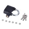 Twiclo Security Heavy Siren Alarm Steel Padlock (Blackcolor, 1pc) view 2