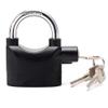 Twiclo Security Heavy Siren Alarm Steel Padlock (Blackcolor, 1pc) view 3