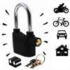 Twiclo Security Heavy Siren Alarm Steel Padlock (Blackcolor, 1pc) view 4