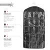 FATMUG Multipurpose Socks Organizer for Wardrobe Closet Almirah hanging storage - Black (Set of 2) view 4