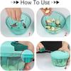 Bliss Maual Handy Vegetable Chopper with 3 Blades - Vegetable, Fruit, Nuts, Chilly Cutter (500ml, Pack of 1) view 3