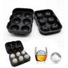 AADGEX Flexible Hot Silicone Spherical 6 Round Ball Ice Cube Tray Maker Mold with Lid Perfect Ice Spheres for Whiskey Lovers Cocktails (6 Section) view 2