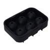 AADGEX Flexible Hot Silicone Spherical 6 Round Ball Ice Cube Tray Maker Mold with Lid Perfect Ice Spheres for Whiskey Lovers Cocktails (6 Section) view 4