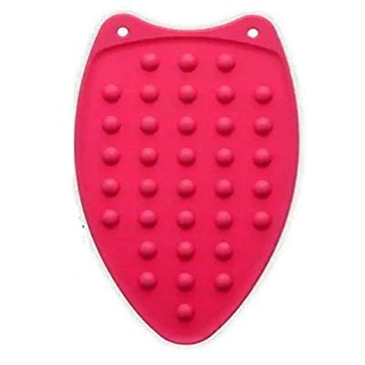 Iron PAD,Flexible Silicone Iron pad,Heat Resistant Anti-Slip mat for hot Iron,Silicon Iron mat,Color:- red (As per Availability)