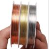 ART IFACT 30 Meters - 21 Gauge Copper, Silver and Brass Wire (10 Meters Each) for Beading Wire, Craft Work, Flower Making, Hobby Crafts and School Crafts Project (21 Gauge (0.81 mm)) view 2