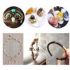ART IFACT 30 Meters - 21 Gauge Copper, Silver and Brass Wire (10 Meters Each) for Beading Wire, Craft Work, Flower Making, Hobby Crafts and School Crafts Project (21 Gauge (0.81 mm)) view 3