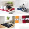Vroxy Microfibre Dish Dry Mat for Drying Washed Bowls, Plates,Cutlery, Glasses etc (Multi Color) (2) view 2