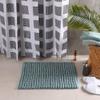 Democracy Homes Non Slip New Cabana Loop Recycle Non Woven Fabric Super Soft for Extra Comfort Bath Floor mat for Home & Bathroom Machine Washable Dry Quickly (Marine Blue, 1800 GSM, 45x65 cm) view 1