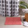 Democracy Home Cotton Bathroom Mat with and Non Slip, Anti-Skid, Kitchen Mats for Floor, Antislip Door Mats for Home with Extra Soft and Absorbent Water, Machine Washable, 1800 GSM, 45x65 cm, Pink view 1