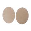 IVEI DIY Wood Sheet Craft - MDF Cutouts Oval Shaped - Curved Painting Wooden Sheet Craft - Set of 2 for Decoupage MDF Plains, Resin Art Work & Decoration view 1