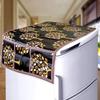 KANUSHI Industries Fridge Cover for Top/Refrigerator Cover (Color:Brown)(FRI-BROWN-TREE-TOP-01) view 1