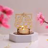Shree Dhanlaxmi Kuber Bhandari with Ganesh Shadow Diya | Pooja Items & Decorative Showpiece for Home Temple | Tealight Candle Holder for Home Decor & Festival Decoration | Vastu & Housewarming Gift view 3