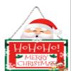 PAPER PLANE DESIGN Christmas Wooden Door Wall Hanging Ornaments (Pack of 1 Set) view 1