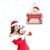 PAPER PLANE DESIGN Christmas Wooden Door Wall Hanging Ornaments (Pack of 1 Set) view 3
