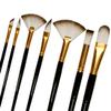Art Asia Exotic Mix Synthetic Hair Paint Brush Set of 7 Pc for Acrylic, Watercolor, Gouache Painting(Wood) view 1