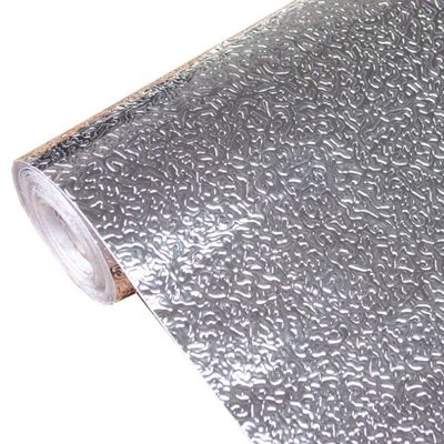 Kliznil Aluminum Foil Sticker Wall Desk Oil Proof Waterproof Wall Stickers Foil 60 X 200 CM (2 Meter) Size - Pack of 2 Pcs