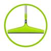 Madhuli Heavy Premium Bathroom Squeegee Wiper with Telescopic Handle (112cm) for Home Floor/Bathroom Floor/Kitchen Floor Wiper -(Green; Large) pack of 2 view 3