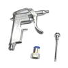 Air Blow Gun OD 1/4"X 8 Pneumatic Push Type Compressor Cleaning Tool Industrial Steel Air Flow Extension Dust Blower With Connector view 3