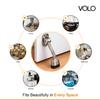 Volo Silver Satin Door Stopper Vanilla 5 Inches/125mm Nickel (Color: Silver)(Pack of 2) view 4