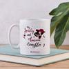 Jhingalala My Lovely and Awesome Daughter Printed Ceramic Mug for Daughter's Birthday Special (White, 325ml) view 2