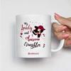 Jhingalala My Lovely and Awesome Daughter Printed Ceramic Mug for Daughter's Birthday Special (White, 325ml) view 3