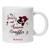 Jhingalala My Lovely and Awesome Daughter Printed Ceramic Mug for Daughter's Birthday Special (White, 325ml) view 4