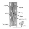MHS Crosta Stainless Steel MATT Finish Concealed Premium Hinges for Door (5 X 12 GAUGE) view 4