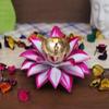Collectible India Diya for Puja Diwali Decoration Items Brass Lotus Kamal Diyas Oil Lamp Stand for Pooja Room Home Diwali Decorations Items/Diwali Lights/Festive Diya view 1