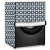 Stylista Washing Machine Cover Compatible for LG 6.5 Kg 5 Star Inverter Fully-Automatic Front Loading Washing Machine FHT1265ZNL Lattice Pattern Grey view 1
