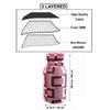 E-Retailer Polyester 3-Layered LPG Gas Cylinder Covers with Zipper Enclosure Pack of 2- (Color-Geometric Purple, Size-26x14 Inches) view 2