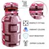 E-Retailer Polyester 3-Layered LPG Gas Cylinder Covers with Zipper Enclosure Pack of 2- (Color-Geometric Purple, Size-26x14 Inches) view 4