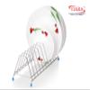 TIARA - Leo 10 Stainless Steel Thali Rack, Dish Rack, Plate Stand, Dish Stand, Lid Holder Utensil Rack for Kitchen - 10 Section Plate Rack view 4