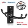 DOCOSS -Pack of 3-Flexible 4 Pin Bathroom Hooks Cloth Hanger Wall Hook Door Robe Hooks for Hanging Keys,Clothes,Towel Steel Hook (Black) view 2
