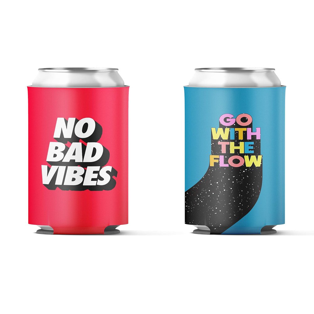 Coozybear 500ml Can Coozy/650ml Bottle Sleeve, Drink Insulator,Can Cooler (Design 1)
