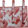 PRAKARTIK BY INDUARTS 100% Cotton Red Love Heart Valentine Gift Rectangular Dining Table mat. Red Set of 4 view 3