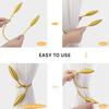HomeCloud Curtain Holder tieback/Alloy Curtain Tieback/Drape tie Backs, Decorative Unique Design 2 pcs Gold view 3