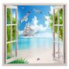 DECOR PRODUCTION 3D Window Wall Stickers, PVC Self Adhesive Vinyl Wall Poster for Living Room, Hall, Play Room, Bedroom, Kitchen, Office(wallwindow_pt7_2_24x36Inch) view 1