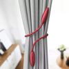 HomeCloud Curtain Holder tieback/Alloy Curtain Tieback/Drape tie Backs, Decorative Unique Design 2 pcs(Maroon) view 2