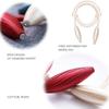 HomeCloud Curtain Holder tieback/Alloy Curtain Tieback/Drape tie Backs, Decorative Unique Design 2 pcs(Maroon) view 3