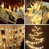 Coolkart 16 LED 3 M. Hanging Photo Clip Light for Romantic Decoration Love Mood Light, Valentine Batter Operated Photos Cards Quotes Loved Ones Memories String Light (1 Pcs, Warm White) view 4