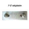 Caneuf Heavy Duty Adjustable Sliding Gate Guide Closest Door Roller with Double Ball Bearing Nylon Wheels for Heavy Industrial Sliding Gates view 3