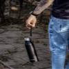 COURAGE ; BE THE CHANGE Stainless-Steel Water Bottle for Office | School | Sports & Outdoor | Easy Sip & Grip | Leak-Proof & BPA Free | Easy to Clean(Dream, Matte Black) (1000ML, Pack of 1) view 2